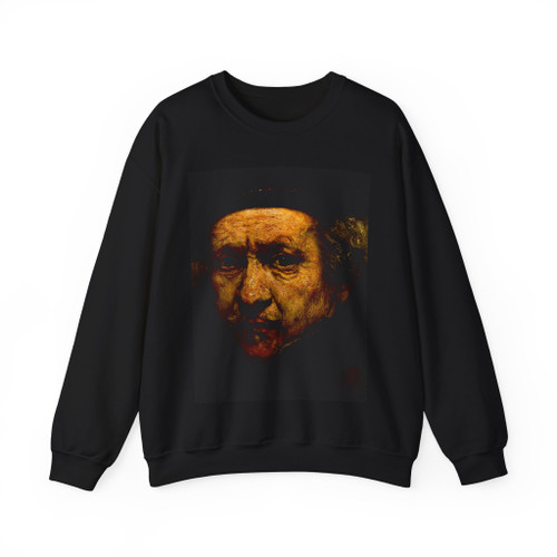 REMBRANDT Harmenszoon van RIJN - Self-Portrait (detail) (Artwork) Crewneck Sweatshirt