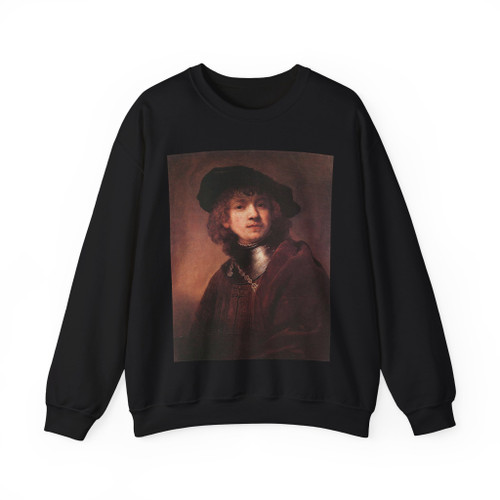 REMBRANDT Harmenszoon van RIJN - SelfPortraitasaYoungMan1634 (Artwork) Crewneck Sweatshirt