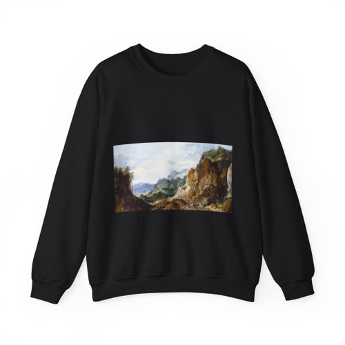 MOMPER, Joos de - Mountainous Landscape (Artwork) Crewneck Sweatshirt