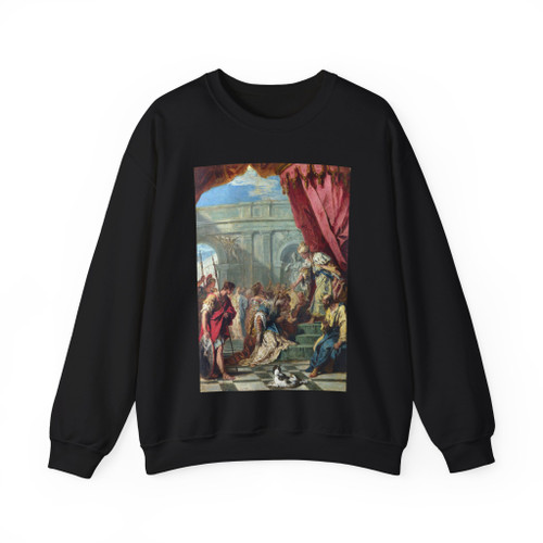 RICCI, Sebastiano - Esther before Ahasuerus (Artwork) Crewneck Sweatshirt