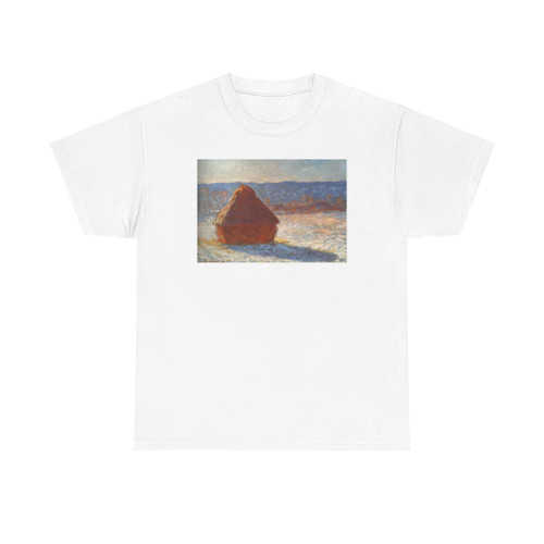 MONET, Claude - Haystack snow effect (Artwork) T-Shirt