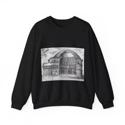 LAFRERI, Antonio - The Pantheon in Rome (Artwork) Crewneck Sweatshirt