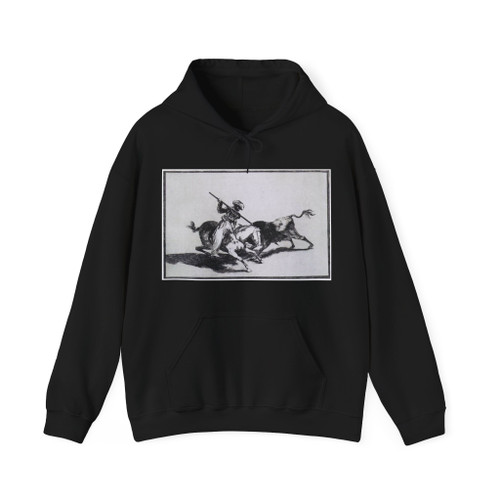 GOYA Y LUCIENTES, Francisco de - The Morisco Gazul is the First to Fight Bulls with a Lance (Artwork) Hoodie