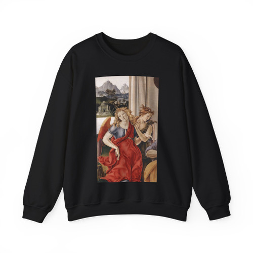 FRANCESCO di Giorgio Martini  -1488-1501- Nativity (detail) (Artwork) Crewneck Sweatshirt