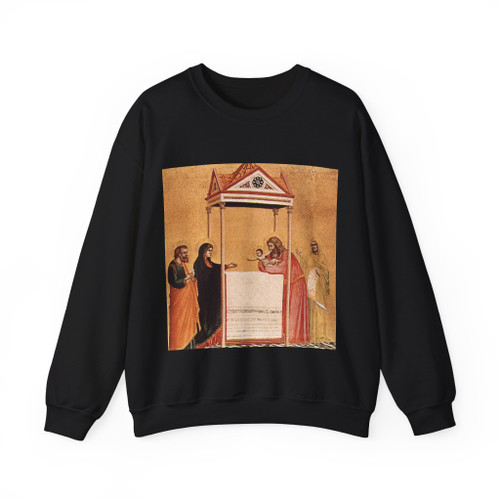 GIOTTO di Bondone - Presentation in the Temple (Artwork) Crewneck Sweatshirt