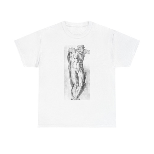 MICHELANGELO, Buonarroti -Drawing--Drawing- nude_man (Artwork) T-Shirt