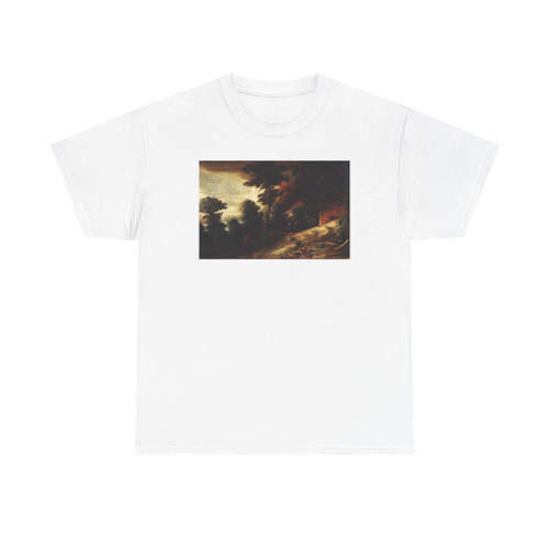 BROUWER, Adriaen - Twilight Landscape (Artwork) T-Shirt