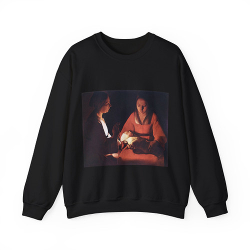 LA TOUR, Georges de - The New-born (Artwork) Crewneck Sweatshirt
