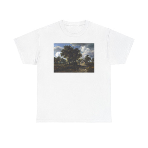 HOBBEMA, Meyndert - A Woody Landscape (Artwork) T-Shirt