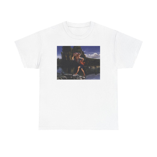 GENTILESCHI, Orazio - Landscape with St Christopher (Artwork) T-Shirt