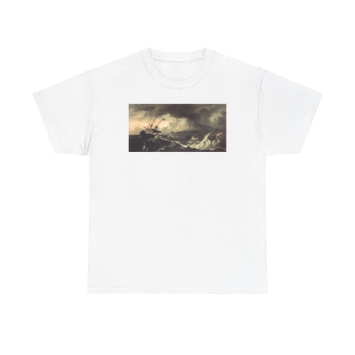 BACKHUYSEN, Ludolf - Ships Running Aground in a Storm (Artwork) T-Shirt