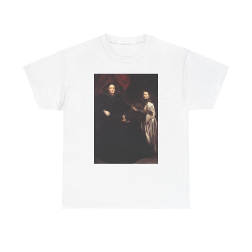 DYCK, Sir Anthony Van - Portrait of Porzia Imperiale and Her Daughter (Artwork) T-Shirt