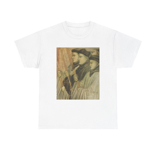 GIOTTO di Bondone - 4. Death and Ascension of St Francis (detail)3 (Artwork) T-Shirt