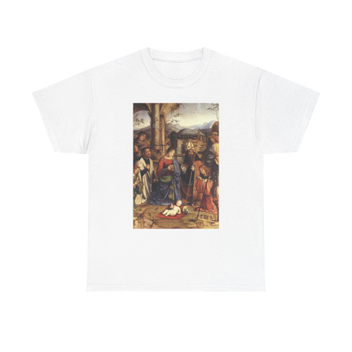 FRANCIA, Francesco - Adoration of the Child (detail) (Artwork) T-Shirt
