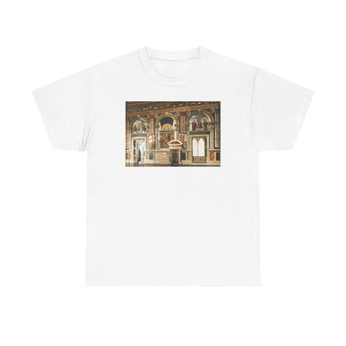 GHIRLANDAIO, Domenico - Decoration of the Sala del Gigli (Artwork) T-Shirt