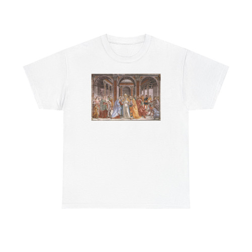 GHIRLANDAIO, Domenico -1.leftt wall- Marriage of Mary (Artwork) T-Shirt