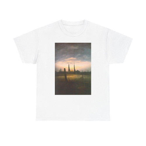 FRIEDRICH, Caspar David - City at Moonrise (Artwork) T-Shirt