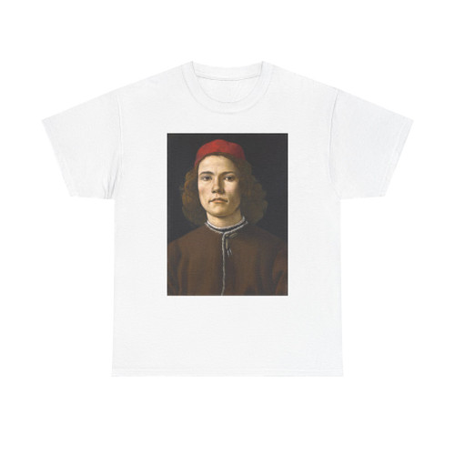 BOTTICELLI, Sandro - Portrait of a Young Man3 (Artwork) T-Shirt