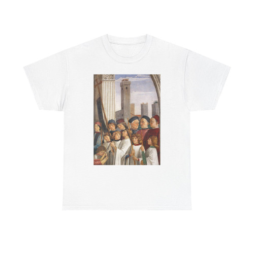 GHIRLANDAIO, Domenico - Obsequies of St Fina (detail) (Artwork) T-Shirt