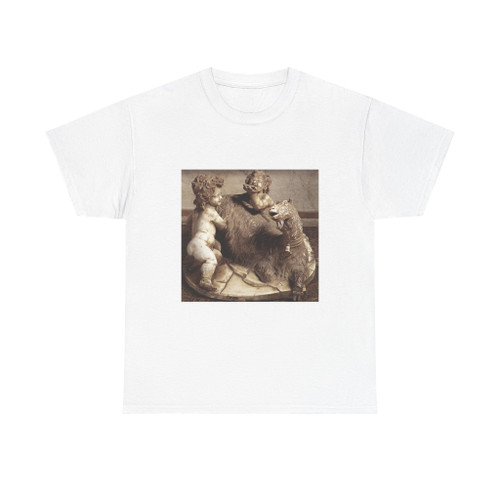 BERNINI, Gian Lorenzo - 1610 - The Goat Amalthea with the Infant Jupiter and a Faun (Artwork) T-Shirt