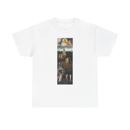 BOSCH, Hieronymus - Triptych of Haywain (left wing) (Artwork) T-Shirt