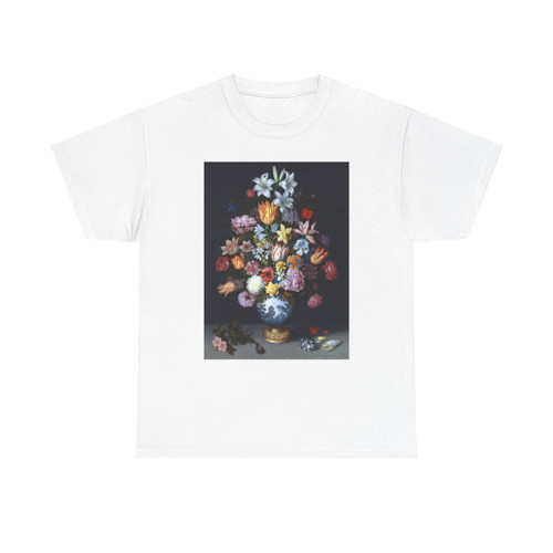 BOSSCHAERT, Ambrosius the Elder - A Still Life of Flowers in a Wan-Li Vase (Artwork) T-Shirt