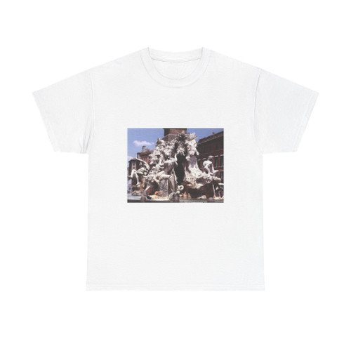 BERNINI, Gian Lorenzo - 1650 - Fountain of the Four Rivers (Artwork) T-Shirt