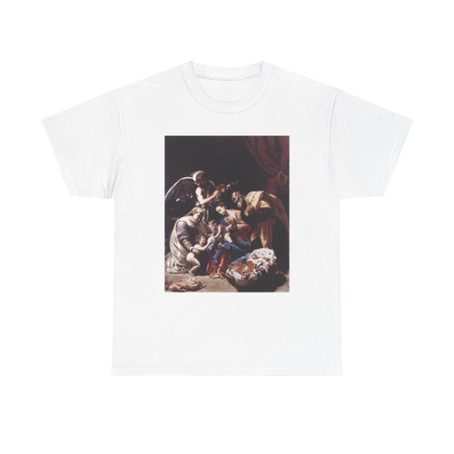 BORGIANNI, Orazio - Holy Family with St Elizabeth, the Young St John the Baptist and an Angel (Artwork) T-Shirt