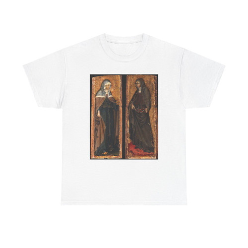 GIOVANNI di Paolo - Sts Clare and Elizabeth of Hungary (Artwork) T-Shirt