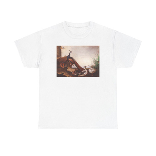BOGDANY, Jakab - Peacock with Geese and Hen (Artwork) T-Shirt