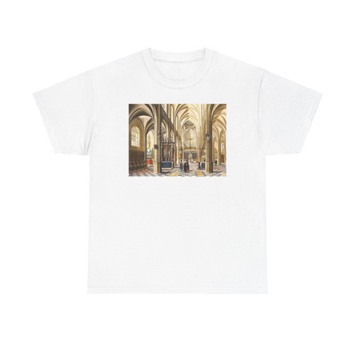 BASSEN, Bartholomeus van - Interior of a Gothic Cathedral (Artwork) T-Shirt