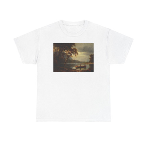 BIERSTADT, Albert - Salmon Fishing on the Cascapediac River (Artwork) T-Shirt