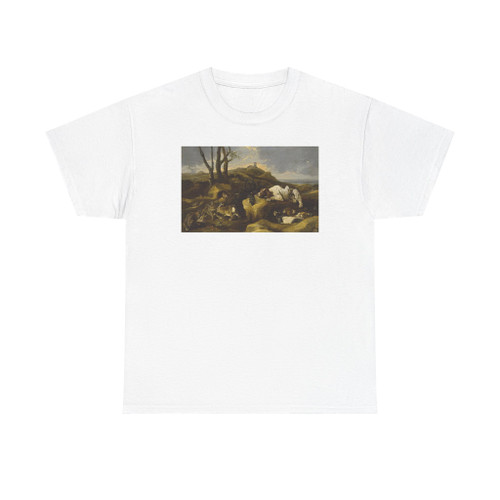 FYT, Jan - Spaniels Stalking Rabbits in the Dunes (Artwork) T-Shirt