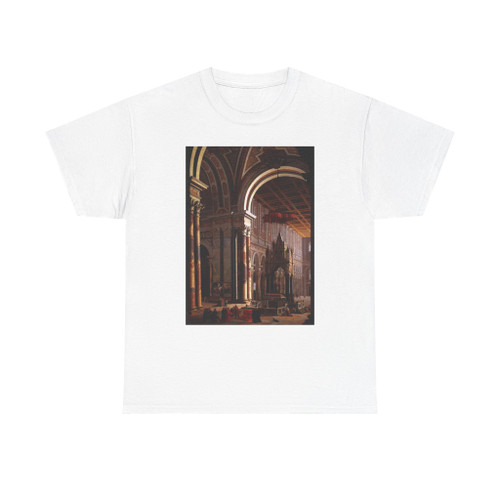 GAROLA, Pietro Francesco - Interior of the Basilica of San Paolo in Rome (Artwork) T-Shirt