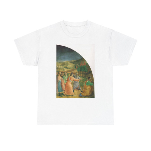 Fra Angelico The stoning of Stephen, 1450s, Chapel of Nichol (Artwork) T-Shirt