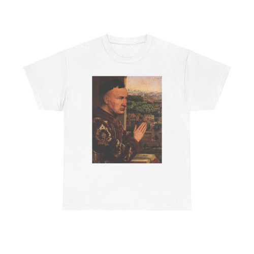 Eyk, Jan van - The Virgin of Chancellor Rolin (detail)3 (Artwork) T-Shirt