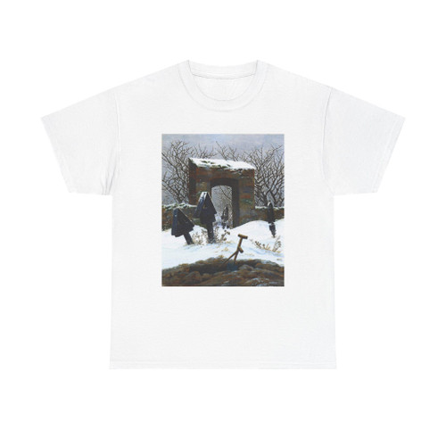 FRIEDRICH, Caspar David - Graveyard under Snow (Artwork) T-Shirt