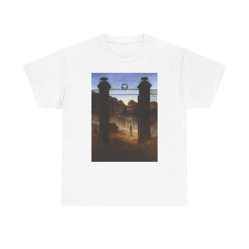 FRIEDRICH, Caspar David - The Cemetery Entrance (Artwork) T-Shirt