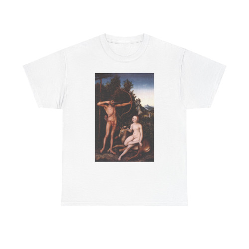 CRANACH, Lucas the Elder - Apollo and Diana (Artwork) T-Shirt