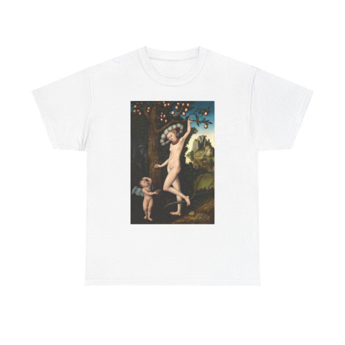CRANACH, Lucas the Elder - Cupid Complaining to Venus (Artwork) T-Shirt
