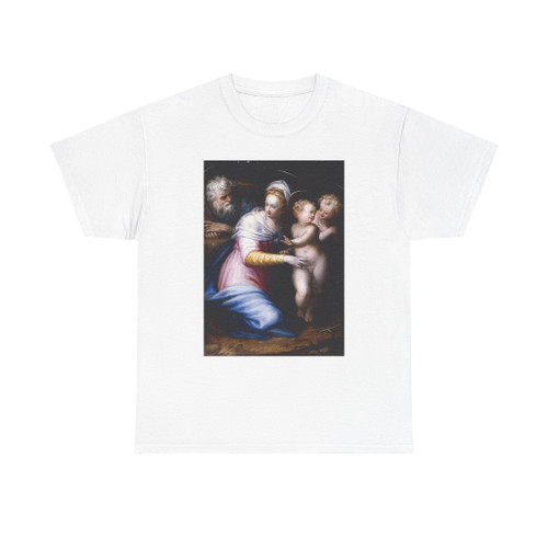 FONTANA, Prospero - Holy Family with the Infant St John the Baptist (Artwork) T-Shirt