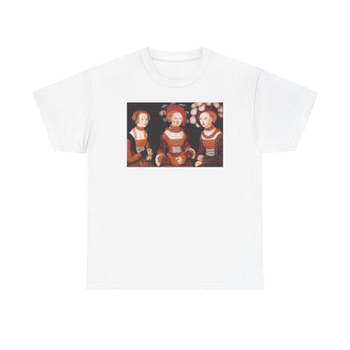 CRANACH, Lucas the Elder - Saxon Princesses Sibylla, Emilia and Sidonia (Artwork) T-Shirt