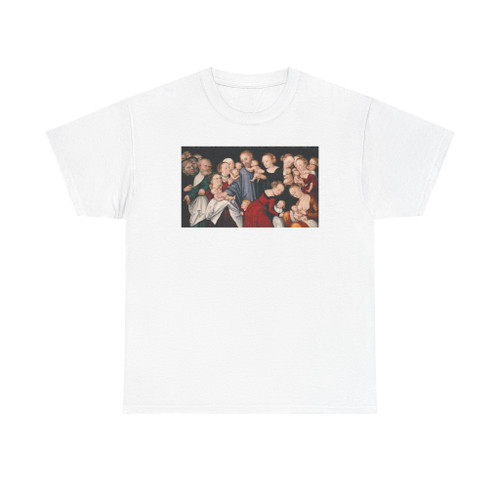 CRANACH, Lucas the Younger - Christ Blessing the Children (Artwork) T-Shirt