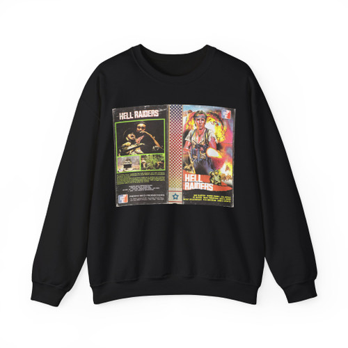 HELL RAIDERS (VHS COVER) Crewneck Sweatshirt