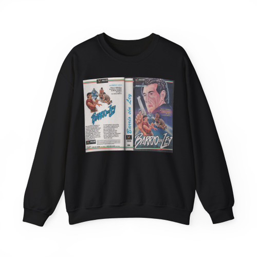 BARRIO SIN LEY (VHS COVER) Crewneck Sweatshirt