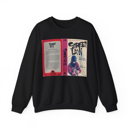 STREET LAW FRANCO NERO BARBARA BACH (VHS COVER) Crewneck Sweatshirt