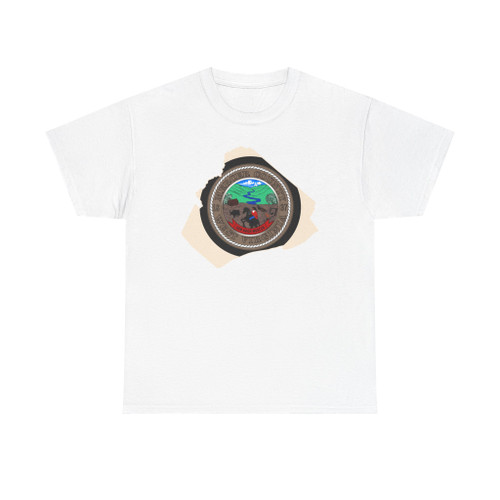 Flag map of Mercer County West Virginia (United States) T-Shirt