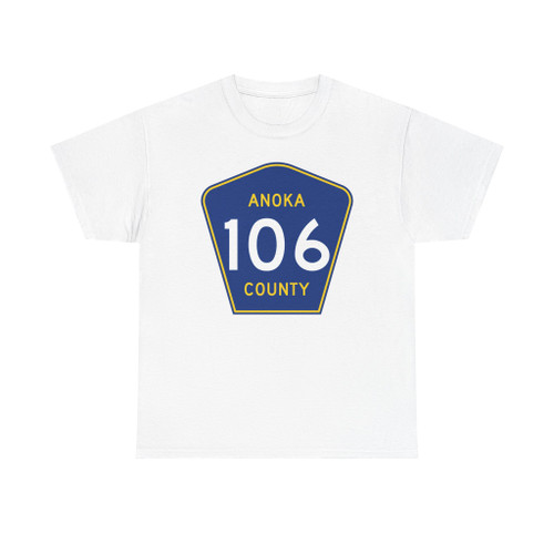 Anoka County 106 (Minnesota) (Road Sign) T-Shirt