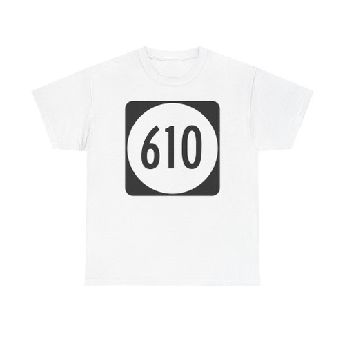 Circle sign 610 Virginia (Virginia) (Road Sign) T-Shirt