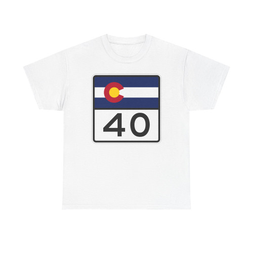 Colorado 40 (Colorado) (Road Sign) T-Shirt